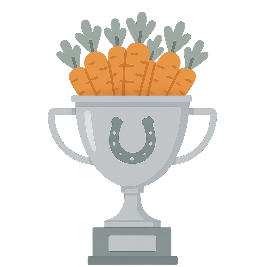 Pokal - Möhrchenchallenge - Pferdequiz